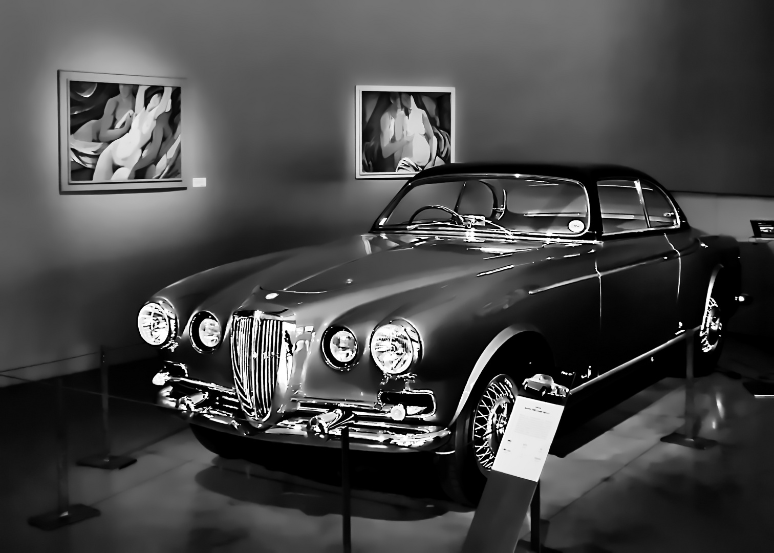 Zum Schwarz-weißen Freitag - Lancia Aurelia 2000 Coupe Vignale