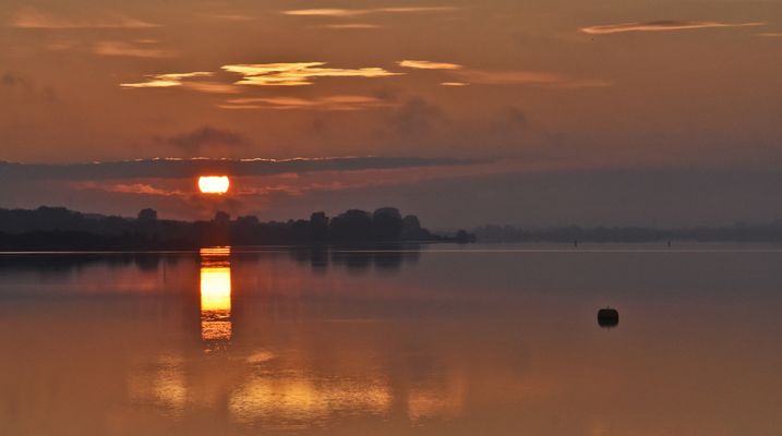 Zum Sonnenaufgang an der Schlei....