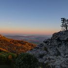 Zum Sonnenaufgang auf der Alb.