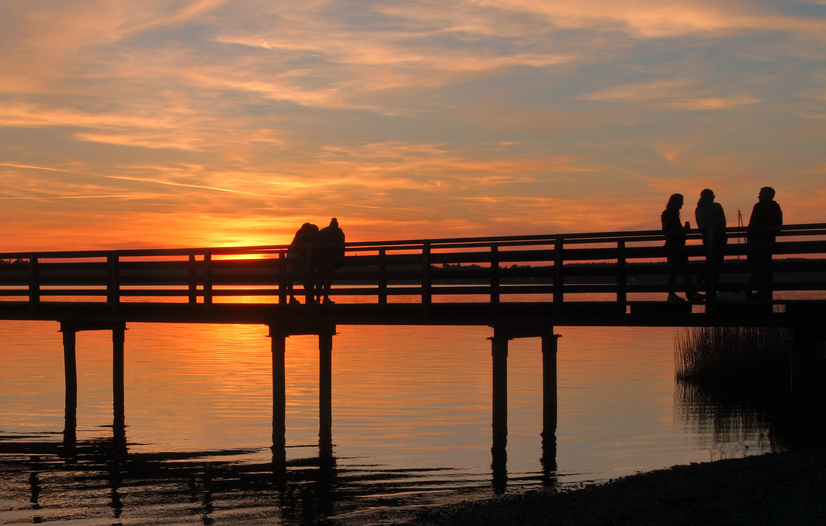 zum Sonnenuntergang......