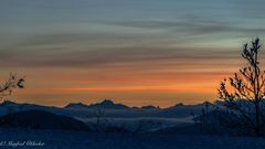 Zum Sonnenuntergang am ...