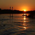 - zum Sonnenuntergang an den Rhein - 