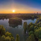 Zum Sonnenuntergang im Englischen Garten