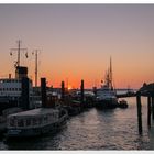 Zum Sonnenuntergang im Museumshafen