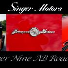 Zum Spiegeldienstag - Ein SINGER NINE AB Roadster mit seinen Spiegelungen