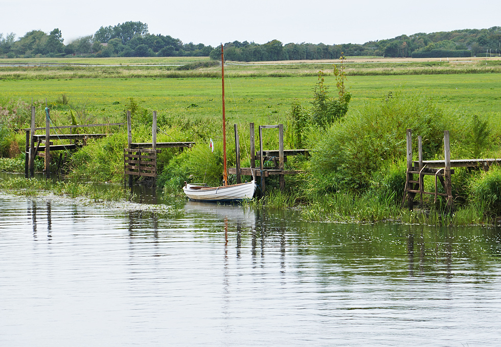 Zum Spiegeltag: Hafen in Ribe (Dan)