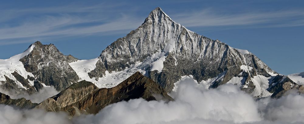 Zum Tag der Deutschen Einheit, eine meiner unzähligen Varianten vom Weisshorn... 