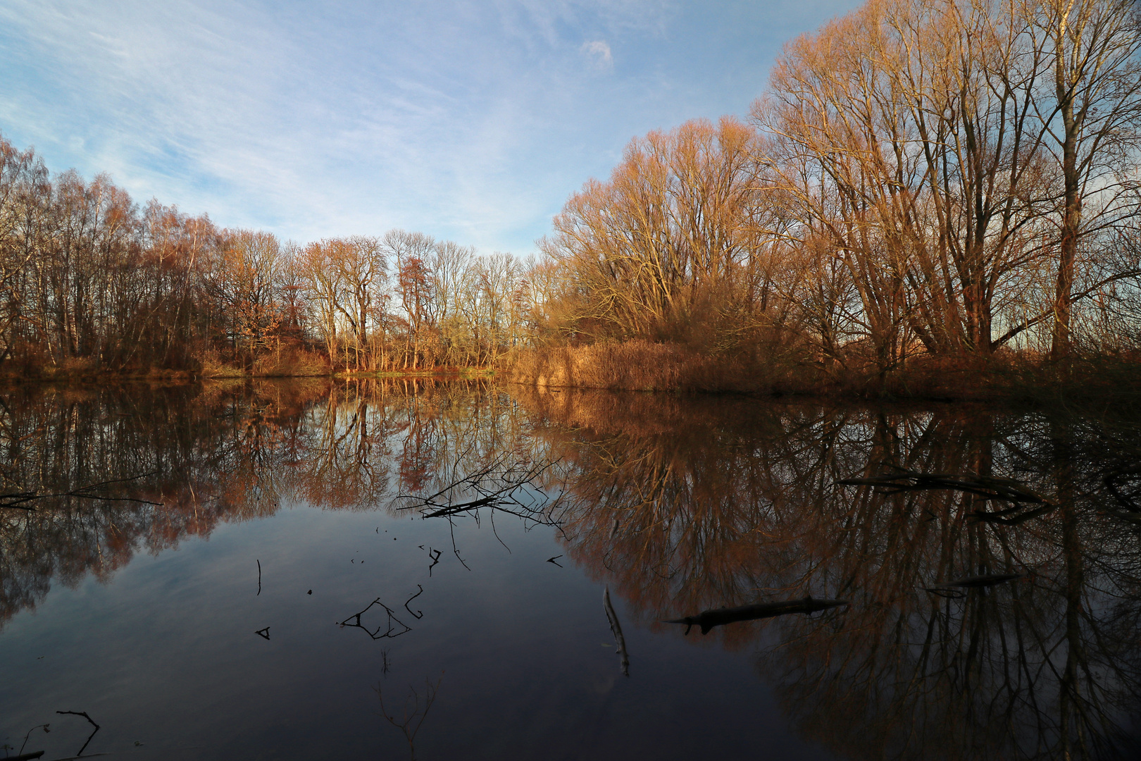 Zum Teich geweitet