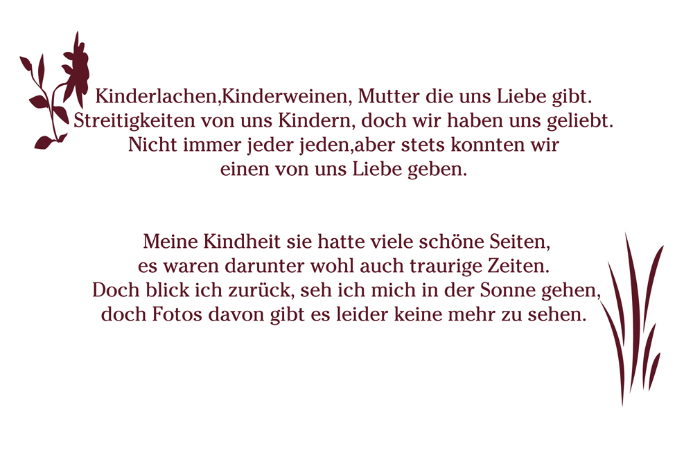 "ZUM THEMA EIGENE KINDER UND JUGENDFOTOS"