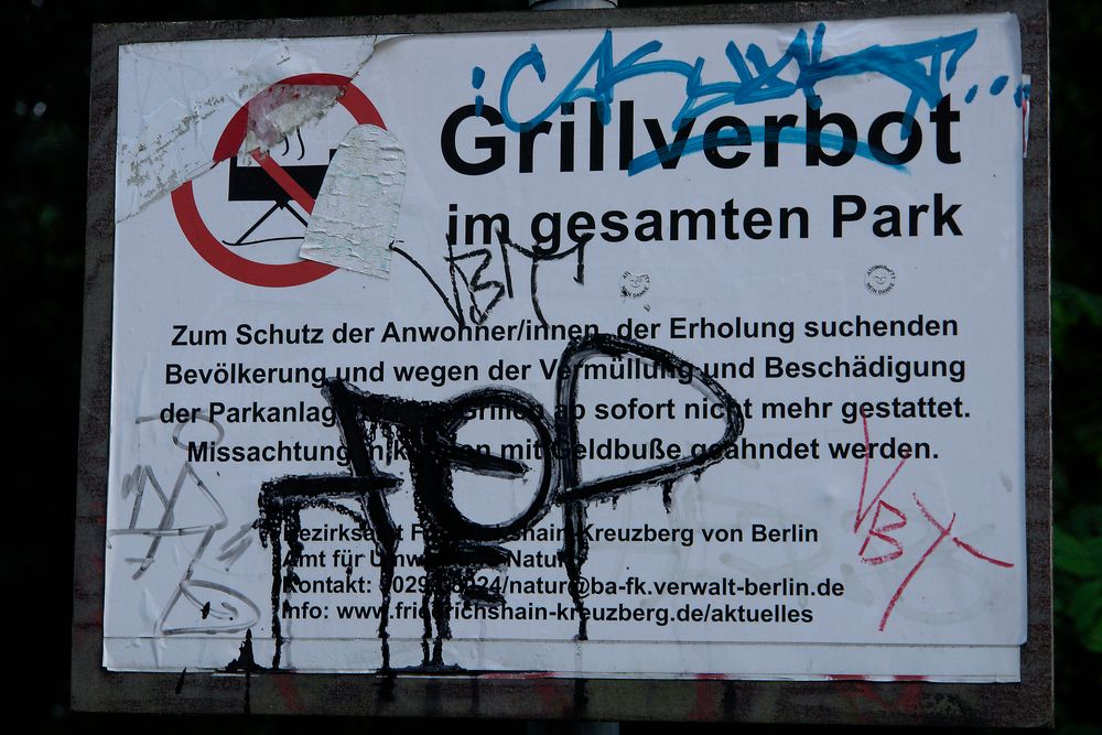 zum Vandalen-Park verkommend,