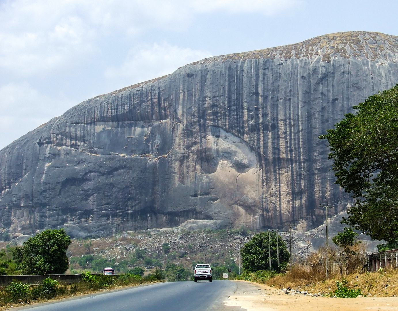 Zuma Rock close to Abuja, Nigeria