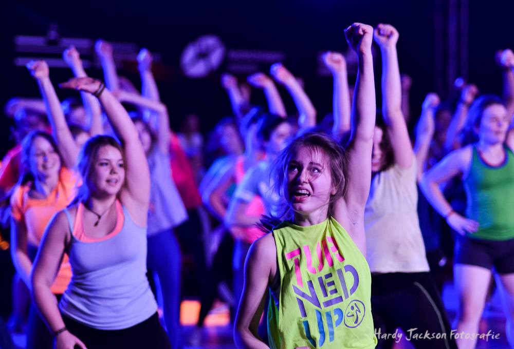 Zumba bei der HSP-Schau