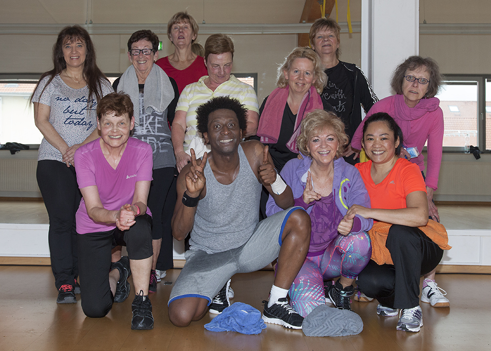 Zumba-Gruppenbild