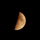 zunehmender Mond -gesehen 22.08.2015