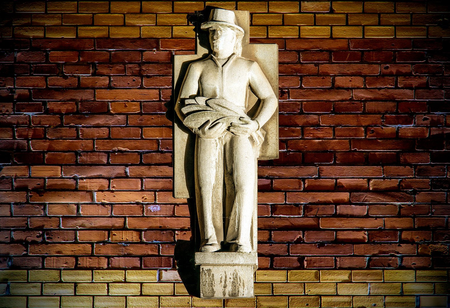 Zunftfigur in der Speicherstadt