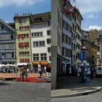 Zunfthaus zur Waag - Stadt Zürich - 3D Kreuzblick