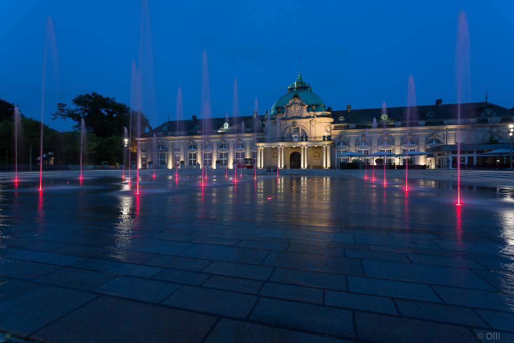 ++++++++Zur blauen "h" im Kurpark von Bad Oeynhausen