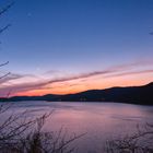 Zur blauen Stunde am Edersee.