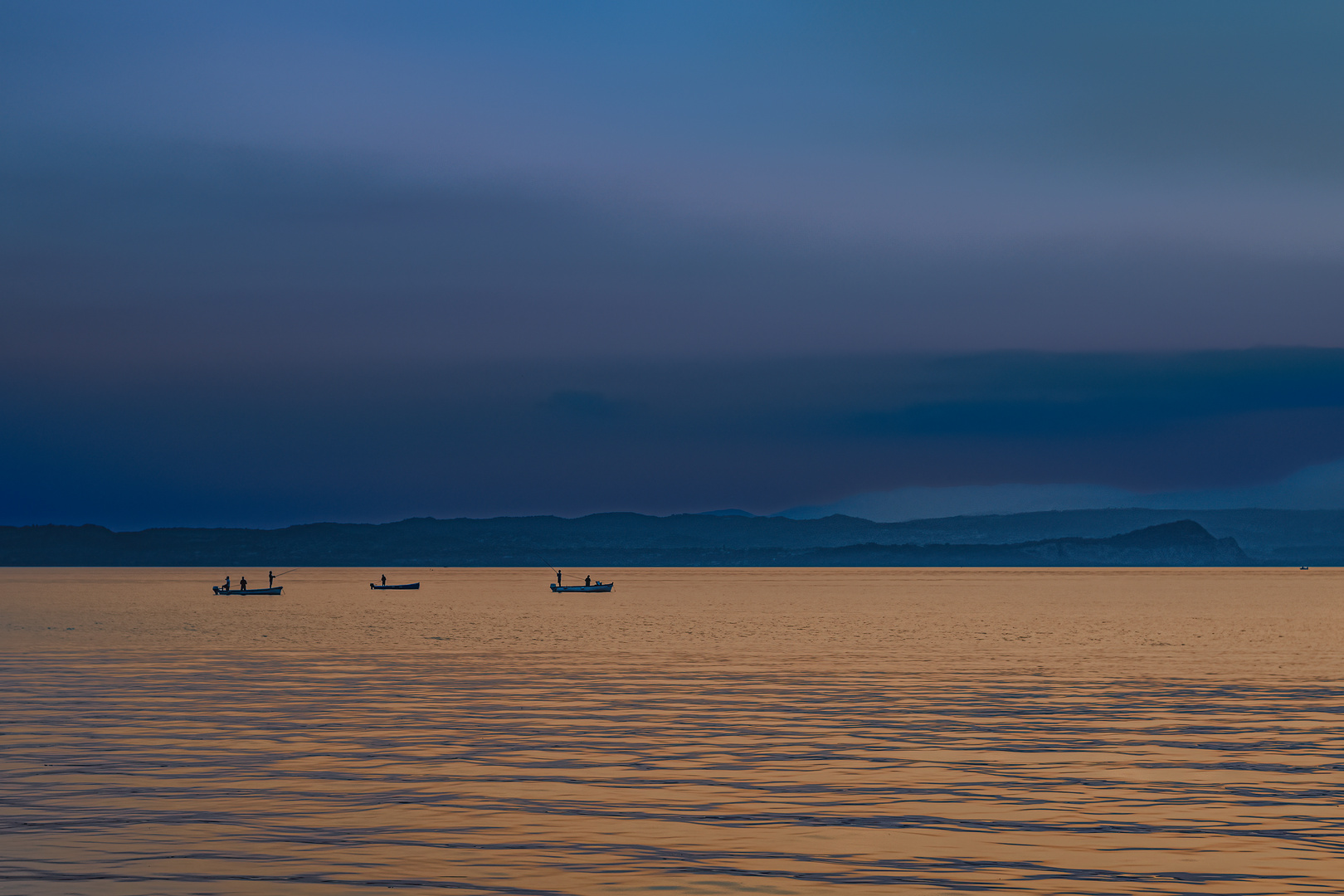 Zur Blauen Stunde am Gardasee