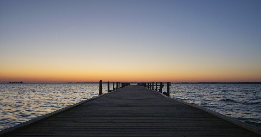 zur blauen Stunde am Steinhuder Meer