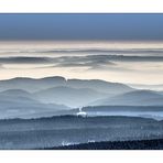 Zur blauen Stunde auf dem Brocken