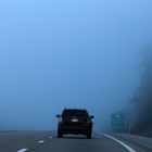 Zur blauen Stunde auf dem Highway 79, West Virginia, USA 2013