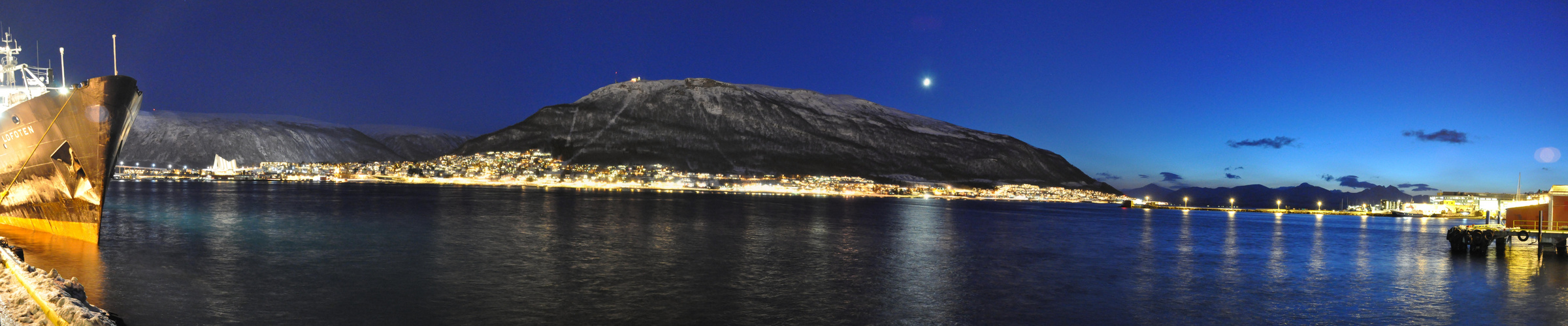 Zur blauen Stunde in Tromsø