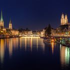 Zur blauen Stunde in Zürich