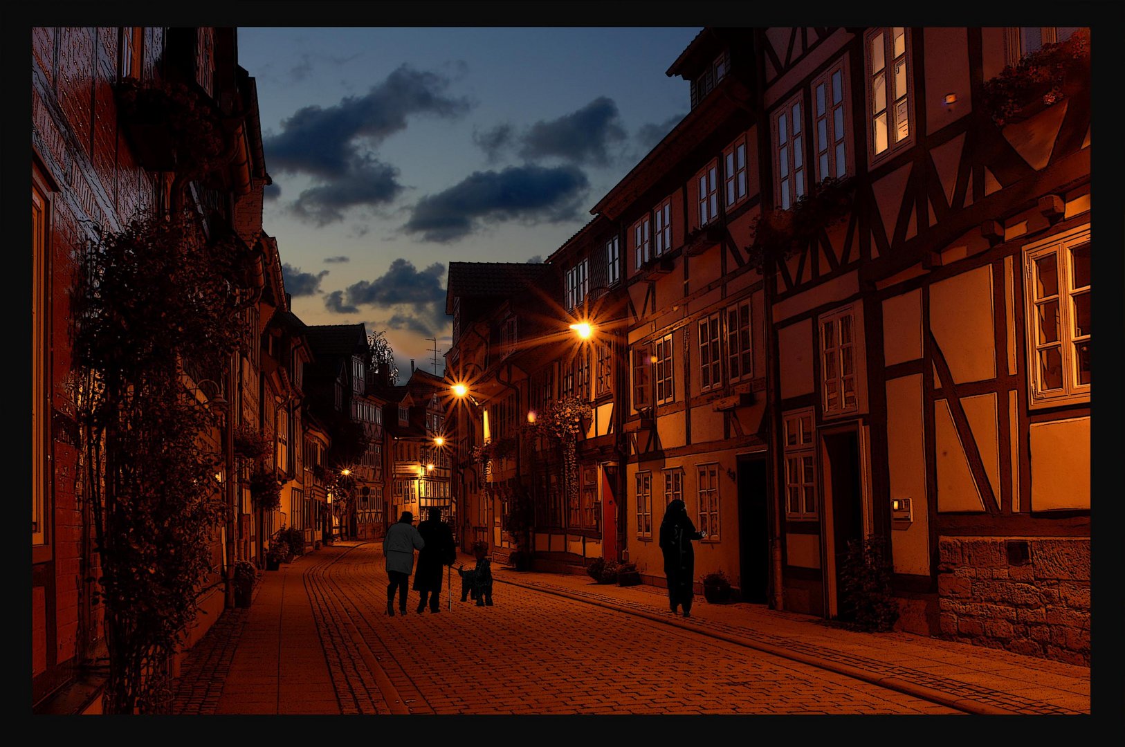 --zur "blauen Stunde"---Wolfenbüttel---