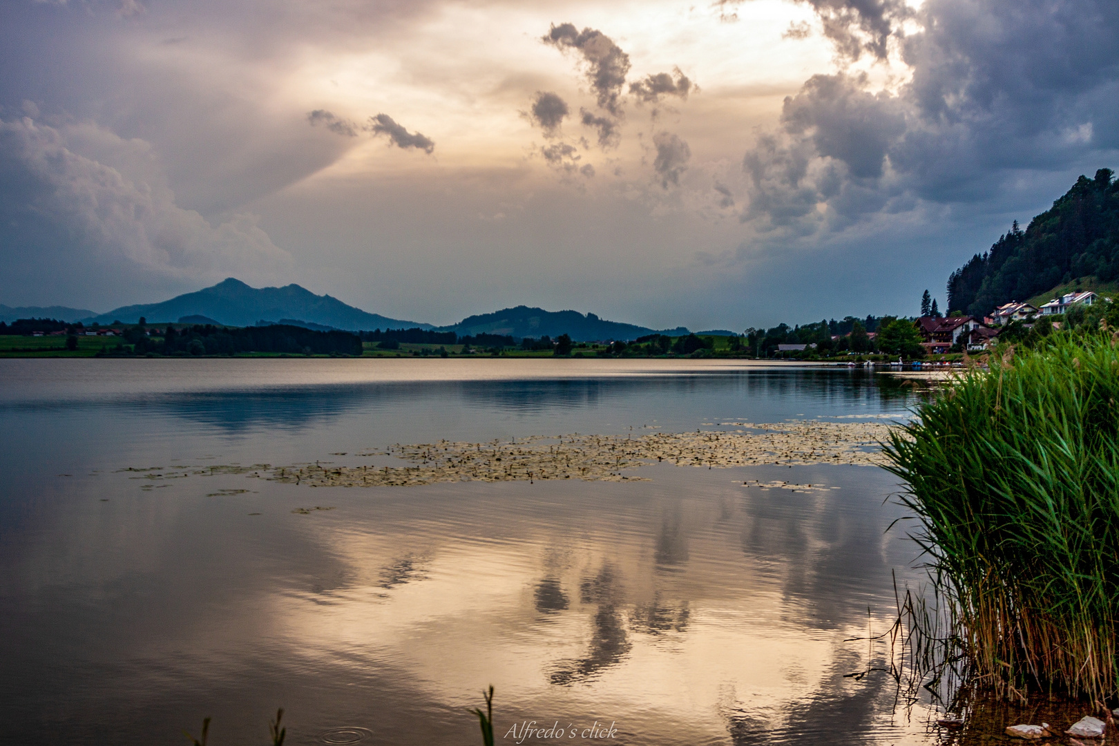 Zur Blauer Stunde am Hopfensee