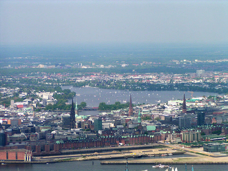 Zur Erinnerung wie es aussah bevor die Speicherstadt zugebaut wurde:-(((