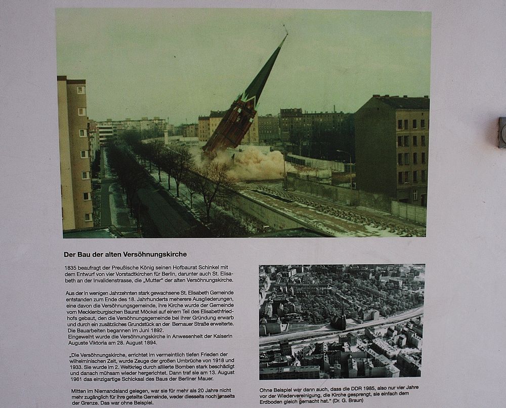 Zur Geschichte der Versöhnungskirche in Berlin