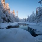 zur Mittagszeit am Äkäsjoki