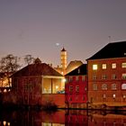 zur Promenade am Main und Schrotturm in Schweinfurt