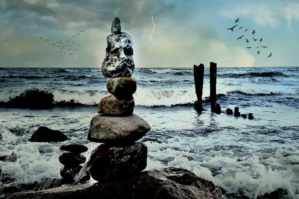 zur richtigen ZEIT am richtigen Ort Foto & Bild art, spezial, wasser