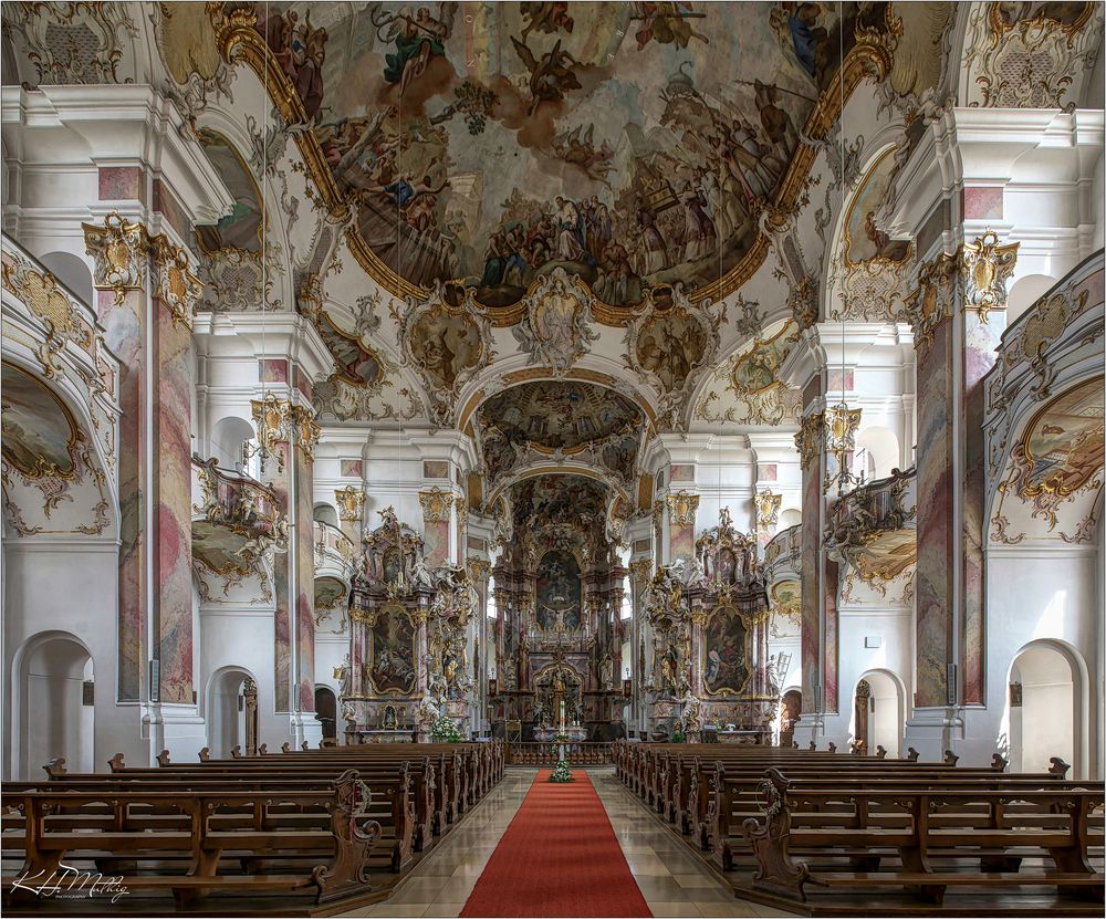 Zur Schmerzhaften Muttergottes und St. Ulrich (Maria Steinbach) in Legau " Gott zu Gefallen... "