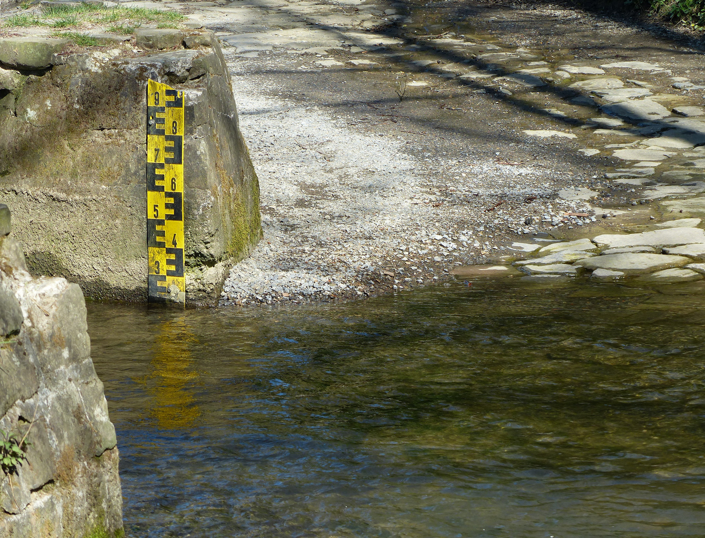 zur Zeit kein Hochwasser in Sicht