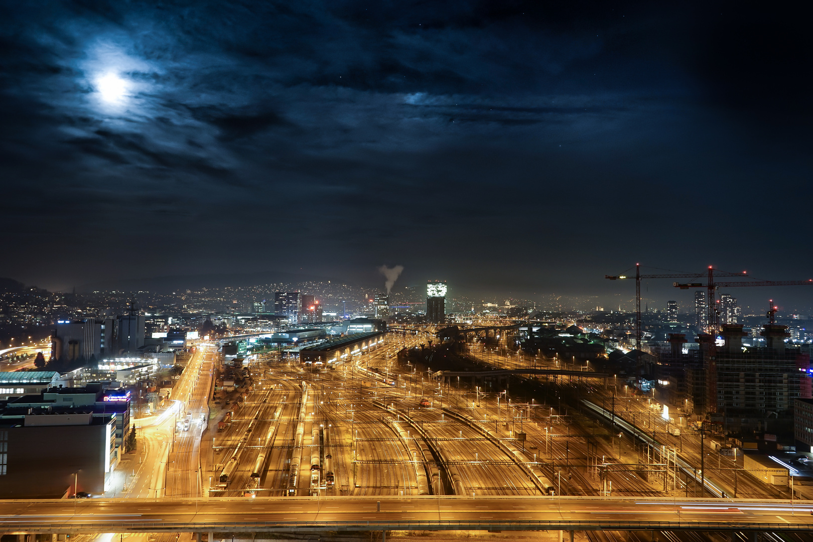 Zurich by night