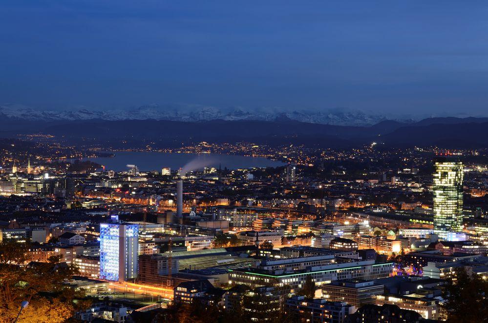 Zurich by night