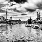 Zurich in black and white
