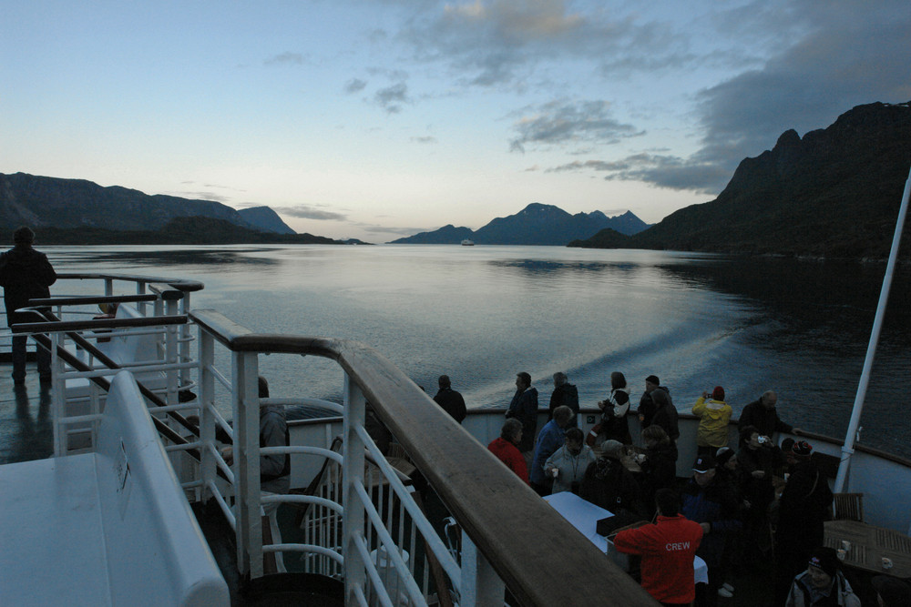 zurück aus dem Trollfjord