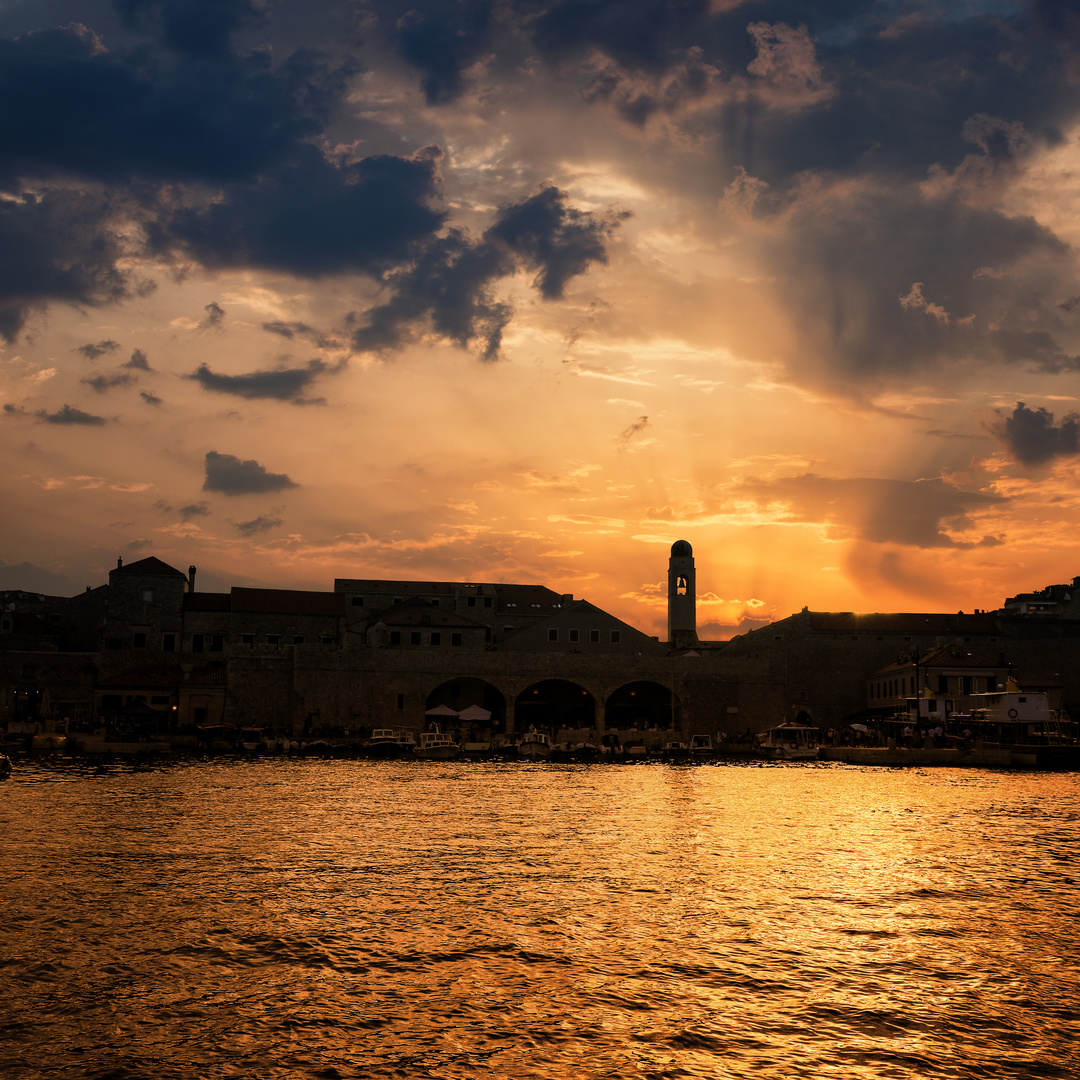 Zurück im Hafen von Dubrovnik ...