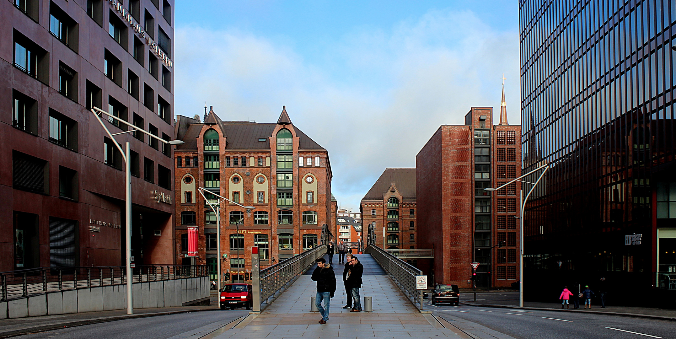 Zurück in die Altstadt von Hamburg