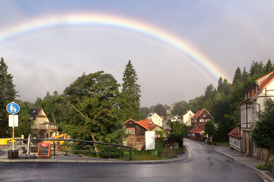 Zurück vom Land des Regenbogens