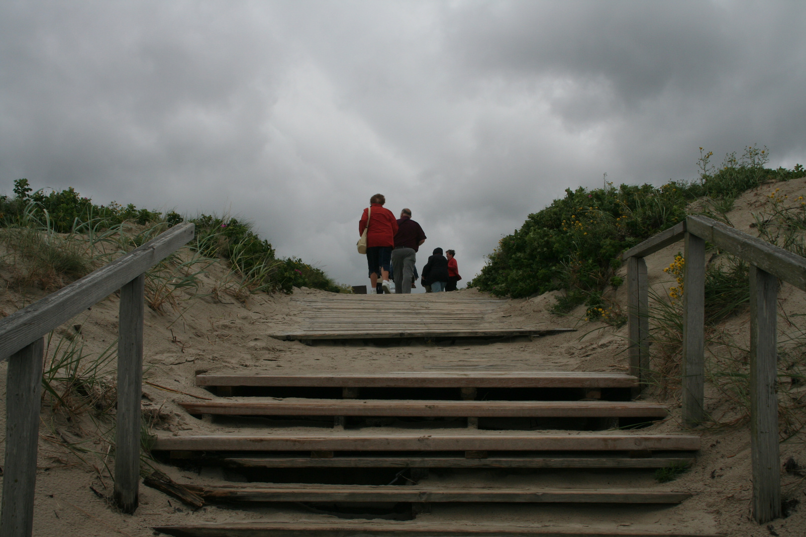 Zurück vom Strand