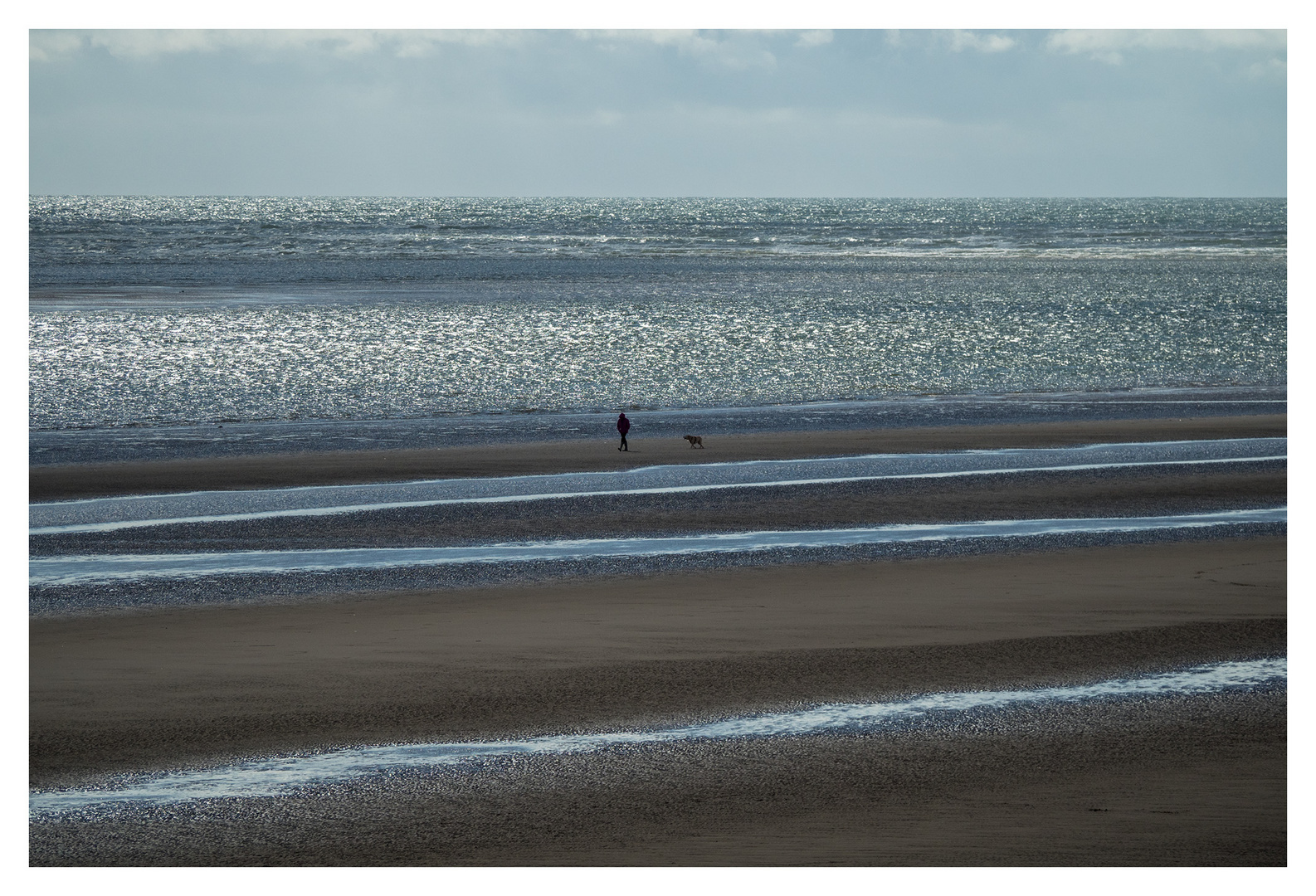 zusammen am Meer