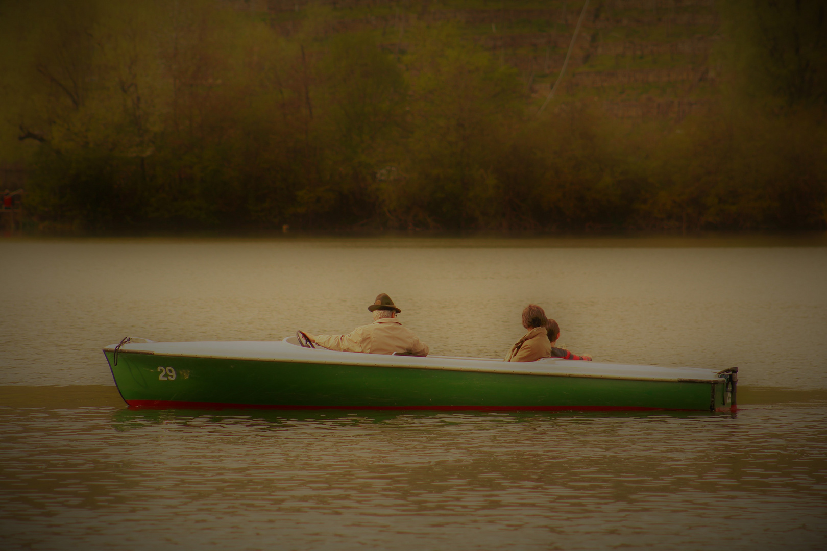 Zusammen auf dem See