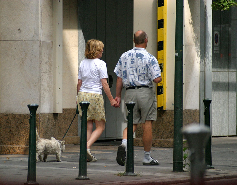 Zusammen auf die Gasse gehen