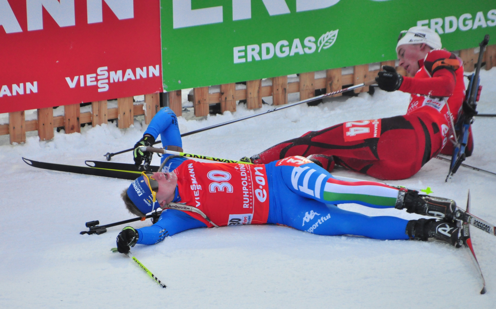 Zusammenbruch nach Zielsprint