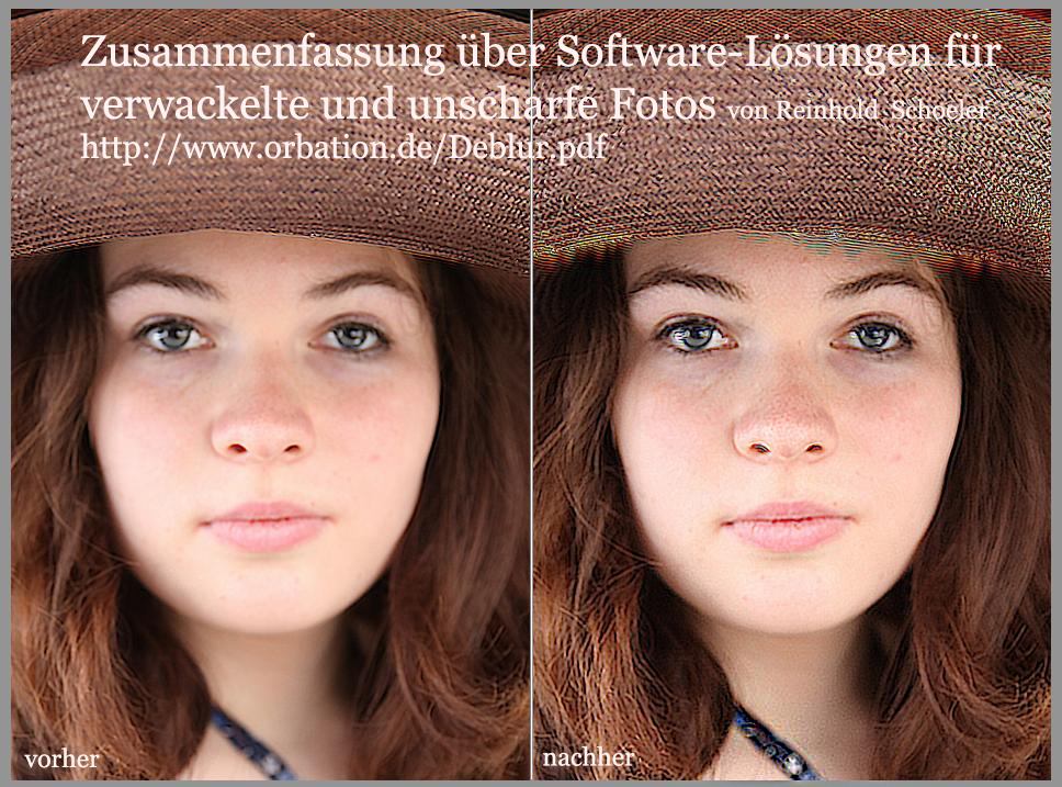 Zusammenfassung über Softwarelösungen für unscharfe und verwackelte Fotos